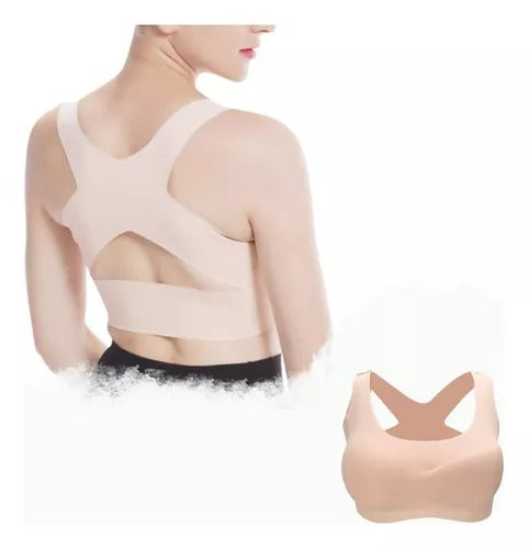 💃 Sujetador push up sin costuras Y corrector de postura 🎀