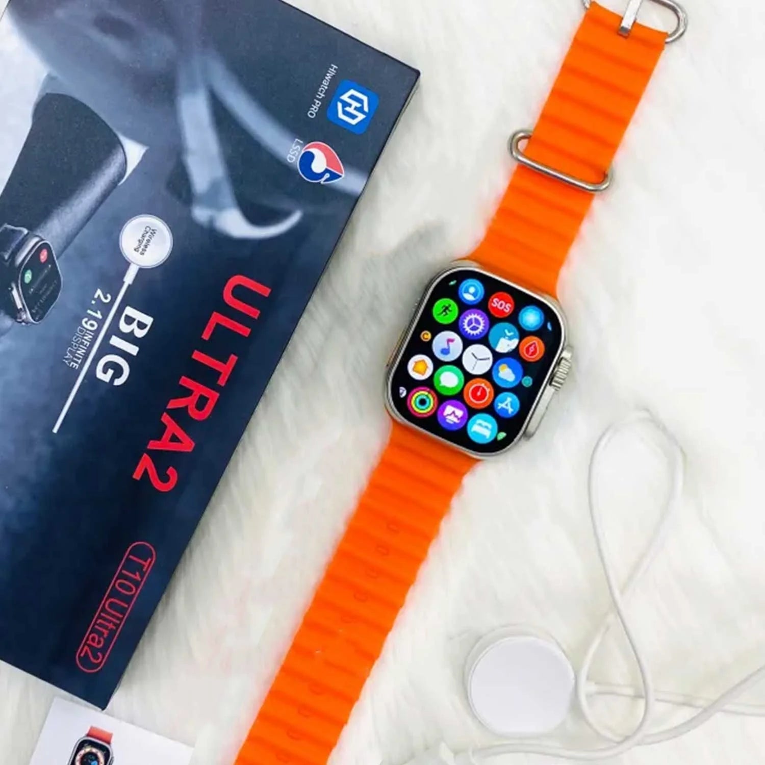 RELOJ T10 ULTRA 2 + CORREA NEGRA GRATIS